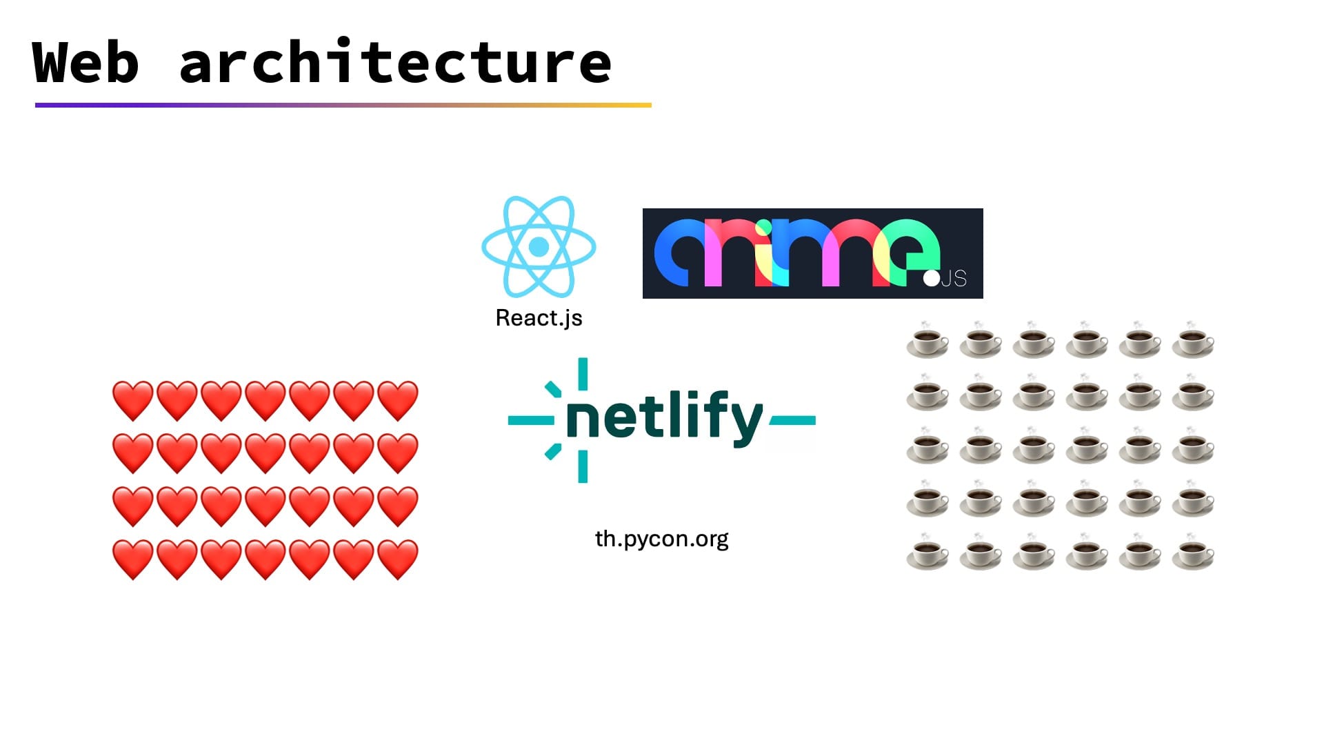 PyConTH 2023 - Web App Architecture
